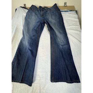 Southern Thread Jeans 38 Short Stone Washed‎ Straight Legged EUC